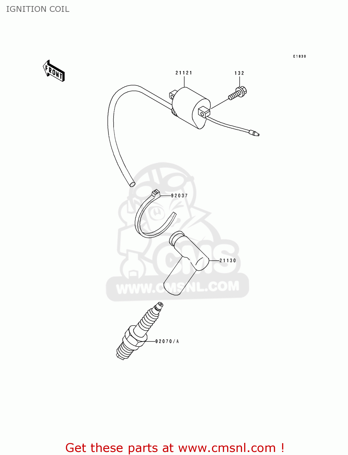 IGNITION COIL KX80-T1 1991 USA