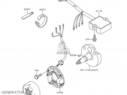 GENERATOR - KX80-T3 1993 USA