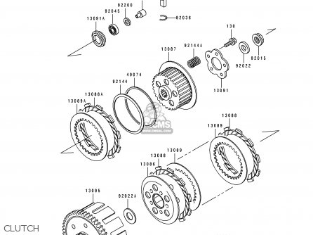 CLUTCH - KX80-T4 1994 EUROPE