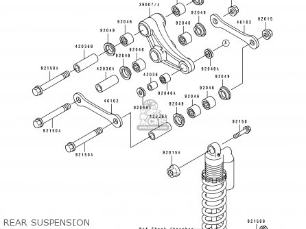 REAR SUSPENSION - KX80-T4 1994 USA