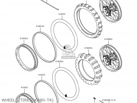 WHEELS/TIRES(KX80-T4) - KX80-T4 1994 USA