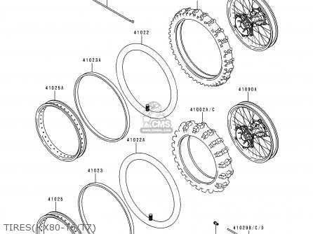 TIRES(KX80-T6/T7) - KX80-T6 1996 EUROPE AS