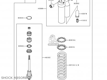 SHOCK ABSORBER - KX80-V1 1991 AL