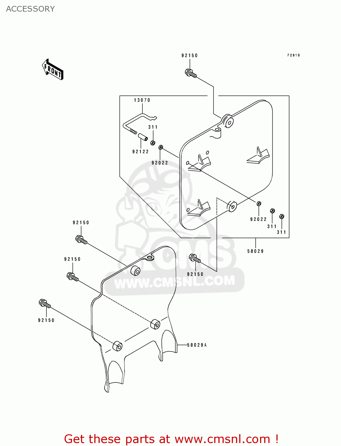 ACCESSORY KX80-V6 1996 EUROPE