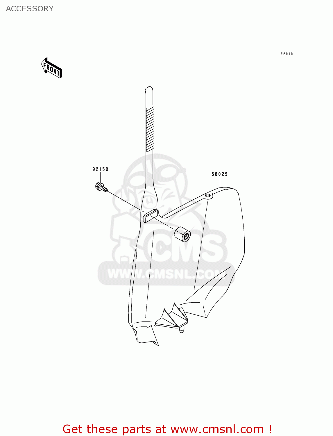 ACCESSORY KX80-W1 1998 USA CANADA