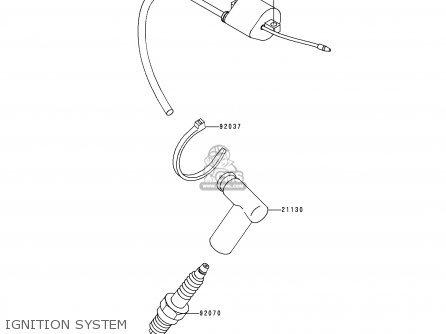 IGNITION SYSTEM - KX80-W1 KX80II 1998 EUROPE AS