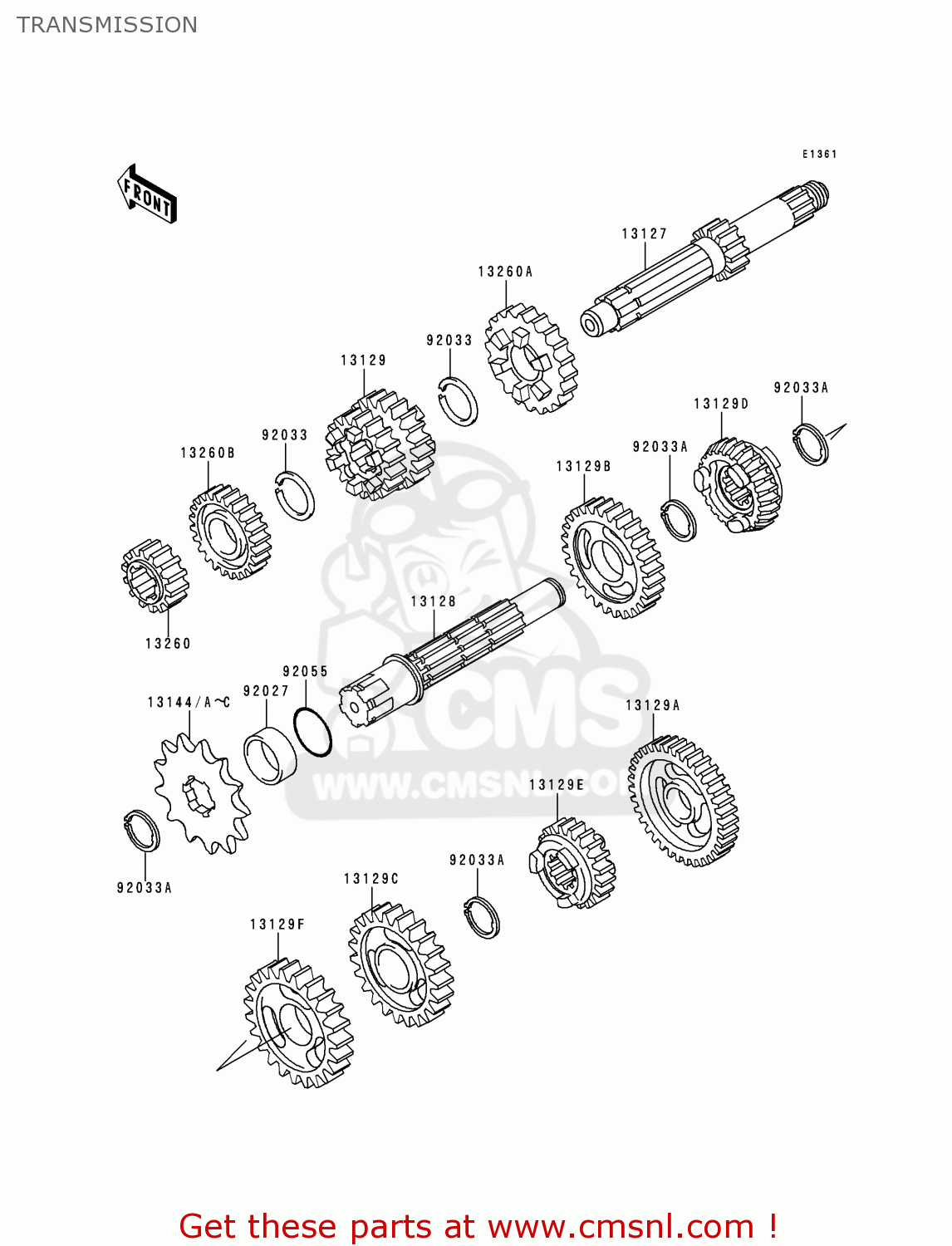 TRANSMISSION KX80-W2 KX80II 1999 EUROPE