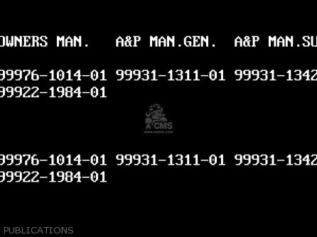 PUBLICATIONS - KX80-W3 KX80II 2000 EUROPE AS