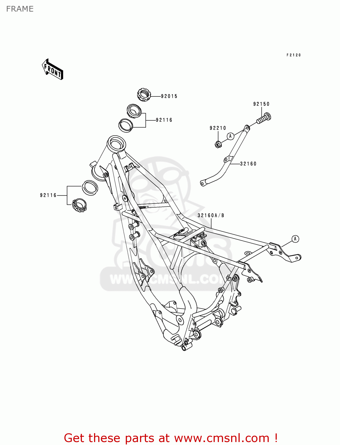 FRAME KX80-Y3 KX80II 2000 EUROPE AS