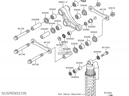 SUSPENSION - KX80-Y3 KX80II 2000 EUROPE AS
