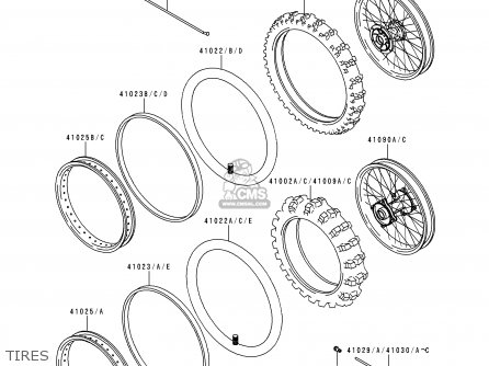 TIRES - KX80-Y3 KX80II 2000 EUROPE AS