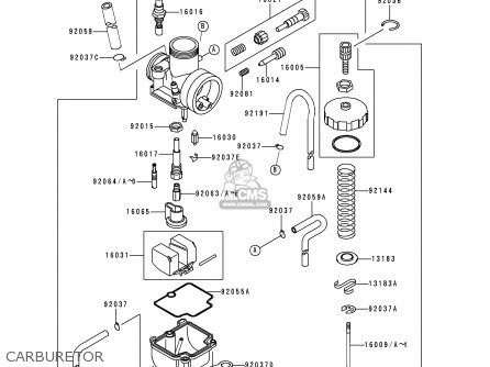 CARBURETOR - KX80-Z1 KX80II 1998 EUROPE