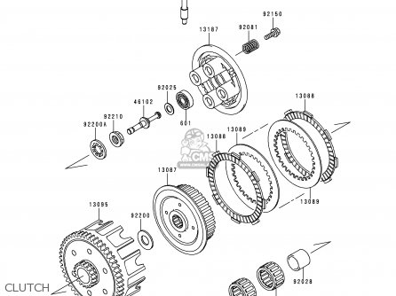 CLUTCH - KX80-Z2 KX80II 1999 EUROPE