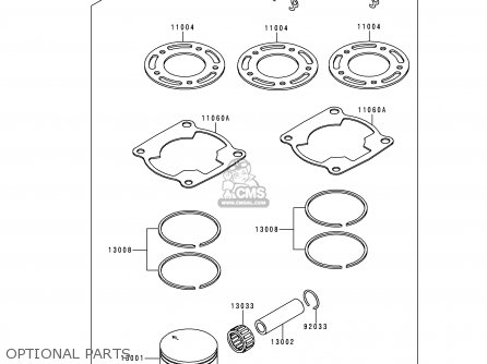 OPTIONAL PARTS - KX80-Z2 KX80II 1999 EUROPE