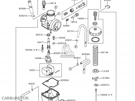 Kawasaki KX80-W3 2000 USA CANADA parts lists and schematics