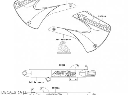 Kawasaki KX85-A1 KX85 2001 USA CANADA parts lists and schematics