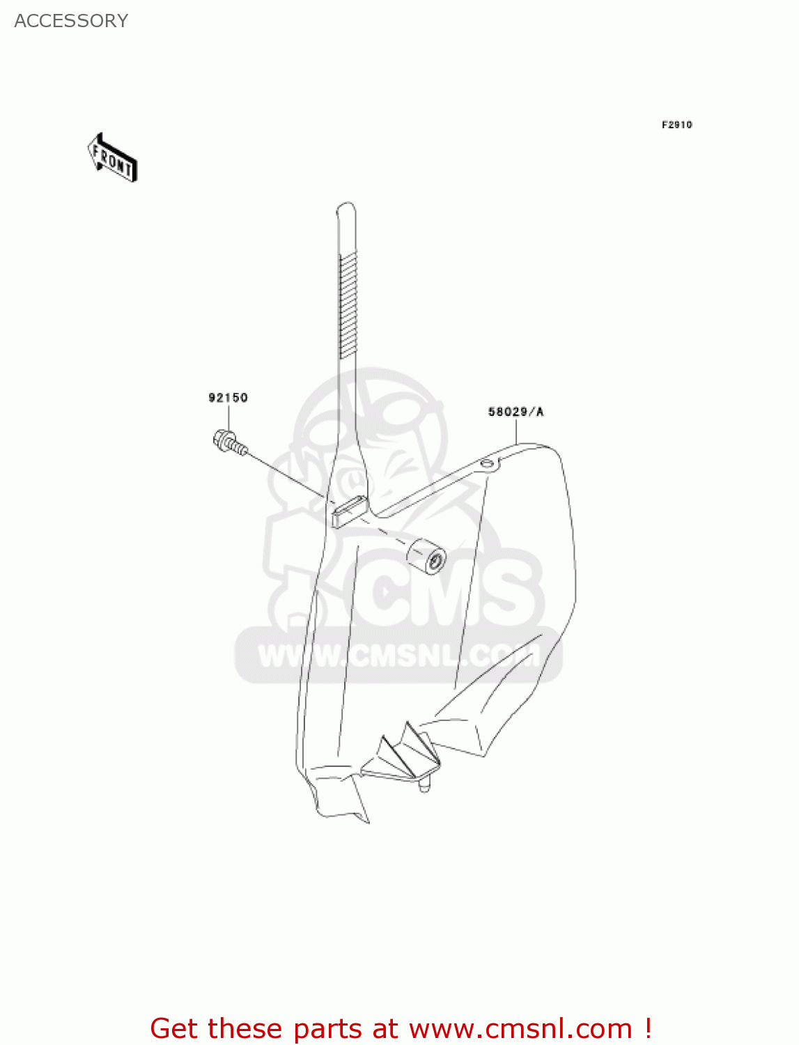 ACCESSORY KX85-A1 KX85 2001 USA CANADA