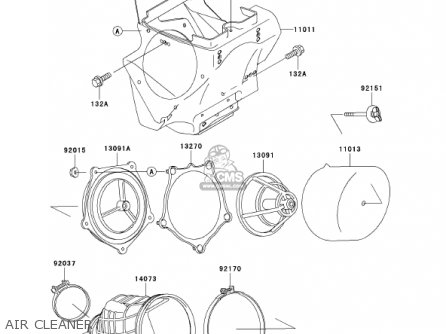 AIR CLEANER - KX85-A2 KX85 2002 USA CANADA