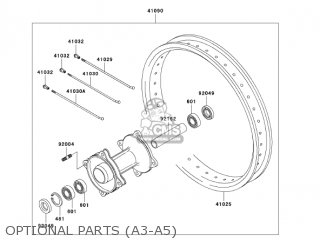 OPTIONAL PARTS (A3-A5) - KX85-A3 KX85 2003 USA CANADA