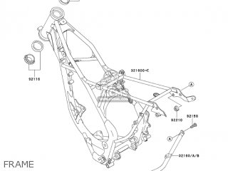 FRAME - KX85-A4 KX85 2004 USA CANADA