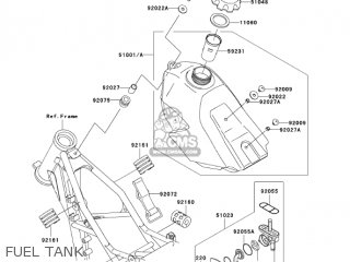 FUEL TANK - KX85-A5 KX85 2005 USA CANADA
