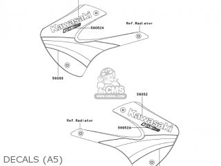 DECALS (A5) - KX85-A5 KX85 2005 USA CANADA