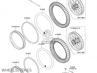 WHEELS/TIRES - KX85-A5 KX85 2005 USA CANADA