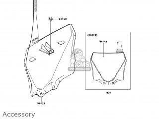 Kawasaki KX85-CEF 2014 USA parts lists and schematics