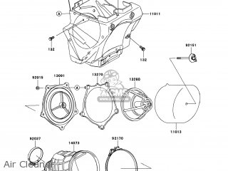 Kawasaki KX85-CEF 2014 USA parts lists and schematics