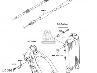 Kawasaki KX85-CEF 2014 USA parts lists and schematics