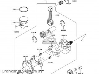 Kawasaki KX85-CEF 2014 USA parts lists and schematics