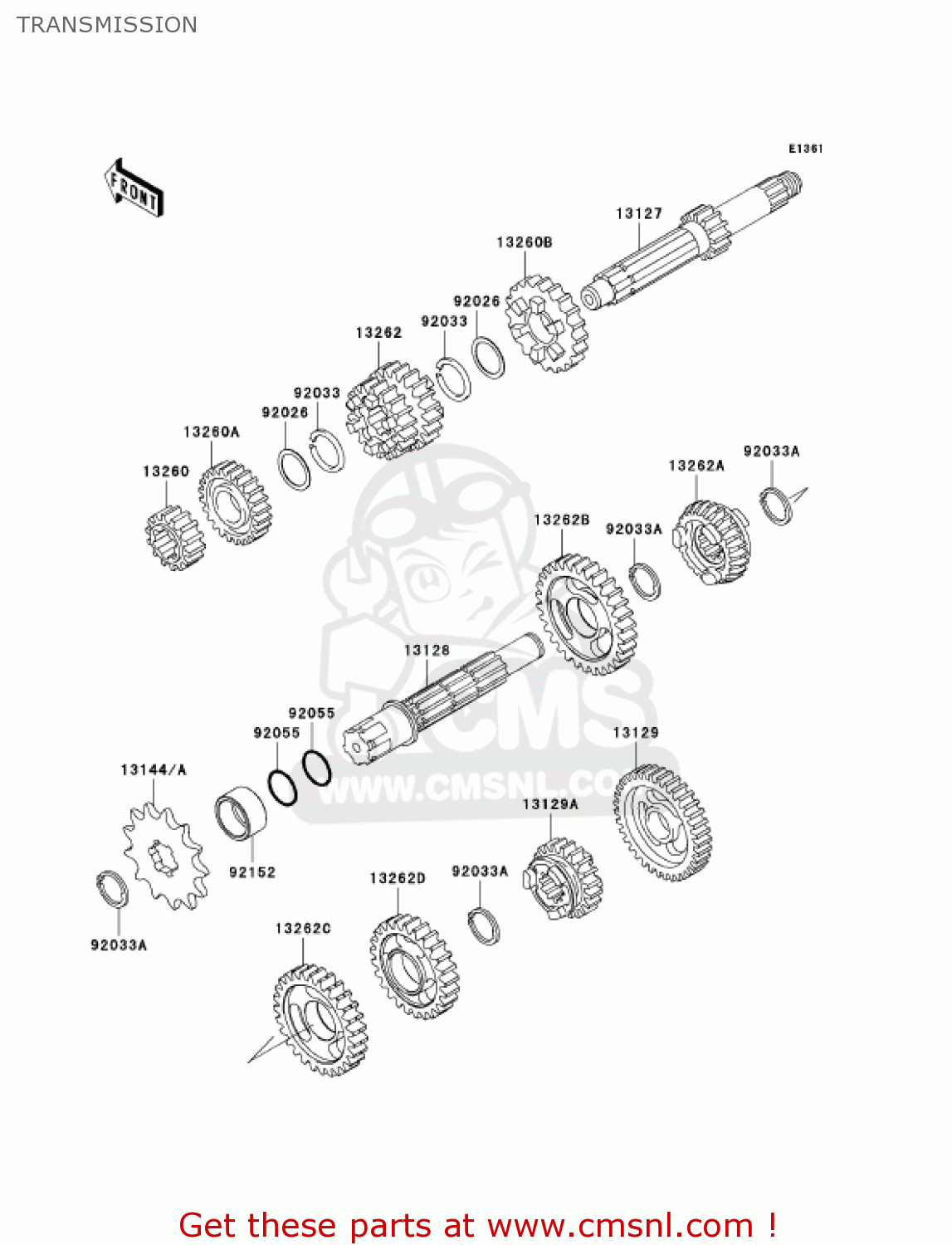 TRANSMISSION KX85A6F KX85 2006 USA CANADA