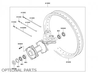 OPTIONAL PARTS - KX85A6F KX85 2006 USA CANADA