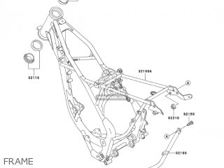 FRAME - KX85A6F KX85 2006 USA CANADA
