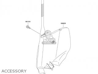 ACCESSORY - KX85A6F KX85 2006 USA CANADA