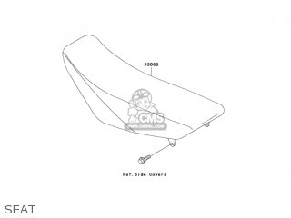 SEAT - KX85A6F KX85 2006 USA CANADA