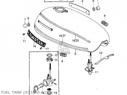 FUEL TANK (KZ1000-A1) - KZ1000A1 1977 CANADA