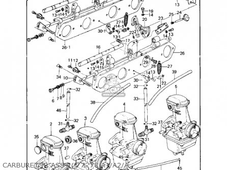 CARBURETOR ASSY ('77-'78 A1/A2/A - KZ1000A3 KZ1000 1979 CANADA
