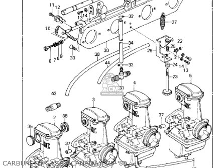CARBURETOR ASSY(CANADA)('79-'80 - KZ1000A3A KZ1000 1979 CANADA