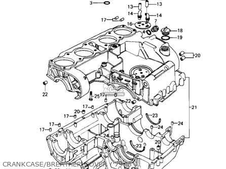 Kawasaki LTD 1978 CANADA parts lists and schematics