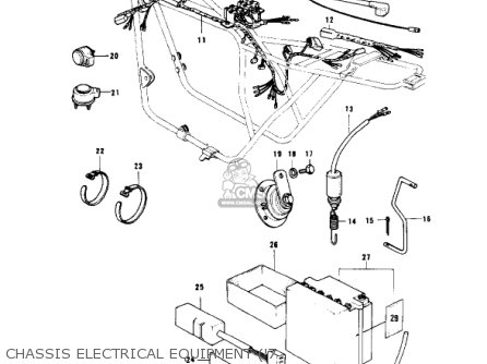 CHASSIS ELECTRICAL EQUIPMENT ('7 - KZ1000B2 KZ1000 LTD 1978 USA CANADA