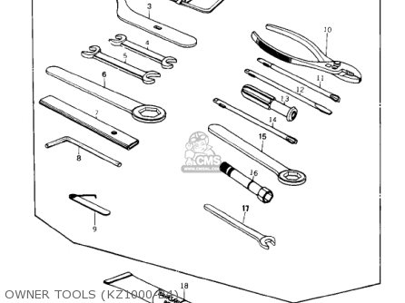 OWNER TOOLS (KZ1000-B4) - KZ1000B4 LTD 1980 USA CANADA