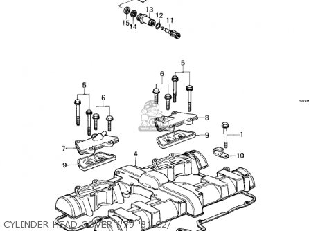 CYLINDER HEAD COVER ('79-'81 C2/ - KZ1000C2 POLICE 1000 1979 USA CANADA