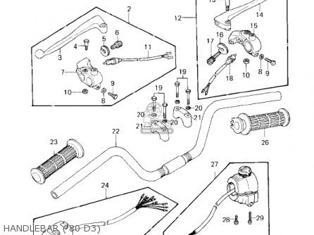 Kawasaki KZ1000D1 Z1R 1978 CANADA parts lists and schematics