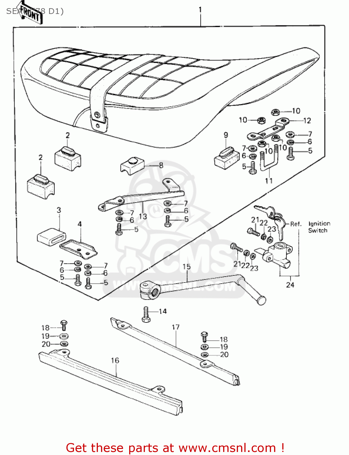 SEAT ('78 D1) KZ1000D3 Z1R 1980 CANADA