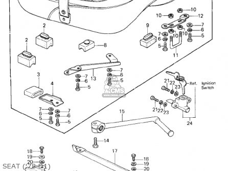 SEAT ('78 D1) - KZ1000D3 Z1R 1980 CANADA