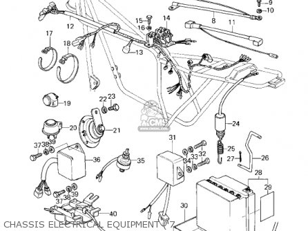 CHASSIS ELECTRICAL EQUIPMENT ('7 - KZ1000D3 Z1R 1980 CANADA