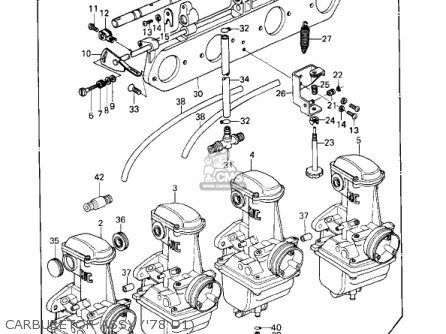 CARBURETOR ASSY ('78 D1) - KZ1000D3 Z1R 1980 CANADA