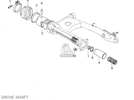 DRIVE SHAFT - KZ1000E1 SHAFT 1979 CANADA