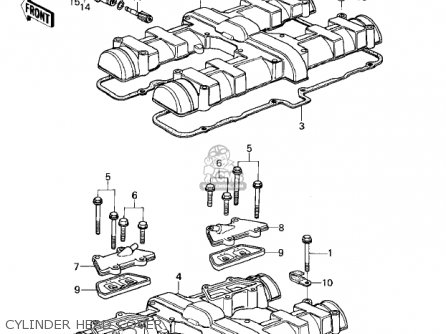 CYLINDER HEAD COVER - KZ1000E2 SHAFT 1980 CANADA